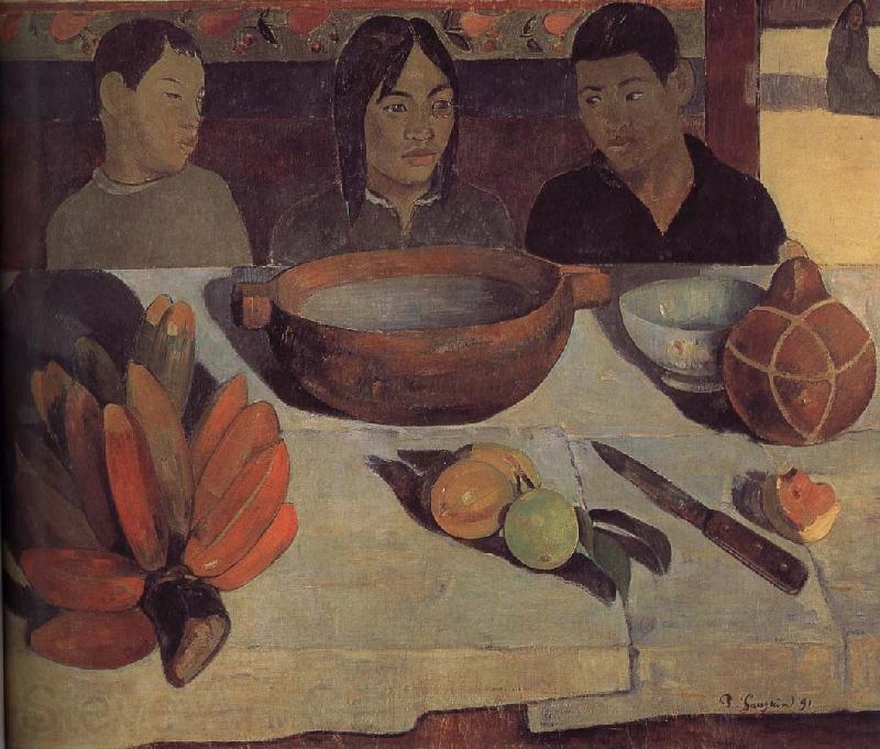 Paul Gauguin Meal Spain oil painting art